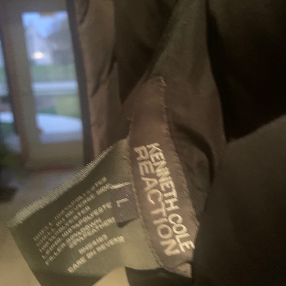 Kenneth Cole puffer vest black Sz L - Picture 8 of 8